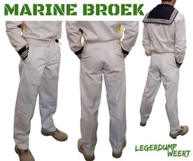 MARINE BROEK WIT 