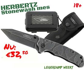 Herbertz  Tanto Stonewash-look zakmes