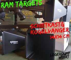 Ram schietkast & kogelvanger - EXTRA stevig