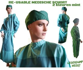 MEDISCHE SCHORT 2 KLEUREN MINT