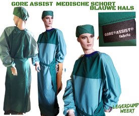 Medische schort Gore Assist fabric /  blauwe hals