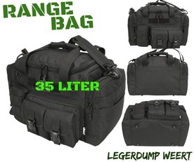 Rangebag black, 35 liter