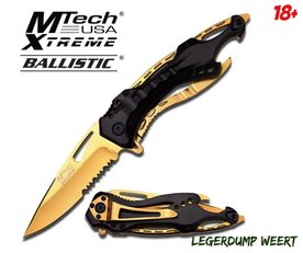 M-Tech Zakmes goud met zwart