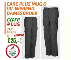 Care Plus Dames afritsbroek midnight grey