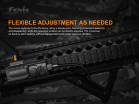 Picatinny railbevestiging voor de Pressure switch / Remote Pressure Switch Mount