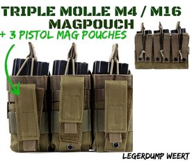 Triple M4 mag pouch