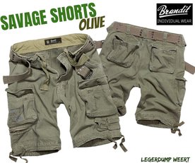 Brandit  Savage Vintage Shorts Olive