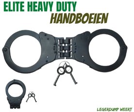 Elite Heavy Duty Speed Cuffs/ handboeien zwart 