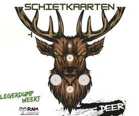 DEER SCHIETKAARTEN 14X14 
