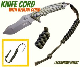Knife cord with kevlar cord