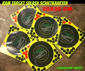 RAM Target Splash Schietkaarten