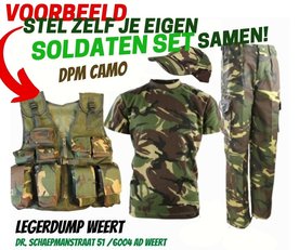 Kinder legerkleding -