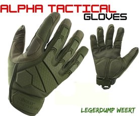 Alpha Tactical Gloves - Olive