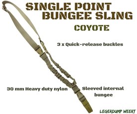 Single Point Bungee Sling Coyote