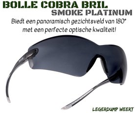 Bollé cobra bril smoke platinum