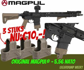 Magpul 5.56 Nato -  M4/ M16 >  3 pack Coyote