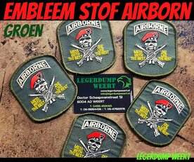 Embleem stof airborne