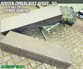 Houten opbergkist Affuit .50 en/of grenade laucher