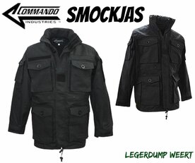 Commando Industries Smockjas Black 