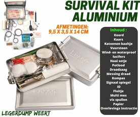 Survival Kit in Aluminium Box