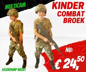 Army Kids  Camo Legerbroek BTP camo