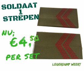 Soldaat 1GVT strepen