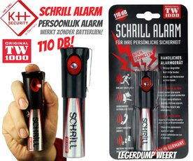 KH Security Schrill Alarm - Persoonlijk alarm 