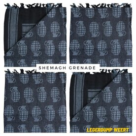 Shemagh Granade Black & Grey