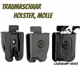 MOLLE kunststof holster voor Leatherman Raptor Rescue™.