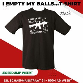 I EMPTY MY BALLS T-SHIRT...