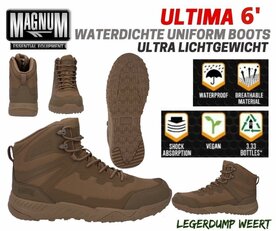 Magnum Ultima Coyote Uniform Boot 6.0 Waterproof 