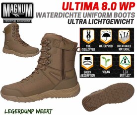 Magnum Ultima Coyote Uniform Boot 8.0 Waterproof 