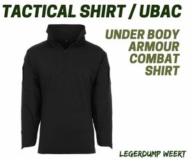 Under Body Armour Combat Shirt - BLACK 