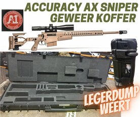 VERKOCHT !Accuracy International -  Explorer Hard Transit Long Rifle Case