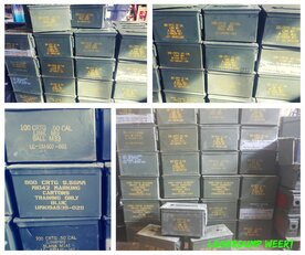 Stalen munitiekist landmacht 30cm x 15cm x 18cm