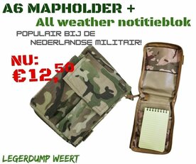 A6 MAPHOLDER BTP + All weather notitieblok