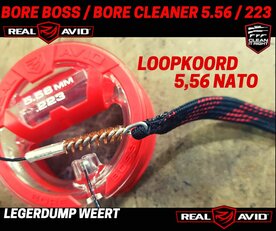 BORE BOSS / BORE CLEANER 5.56 / 223 Loopkoord Real Avid 