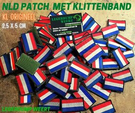 Nederlands Vlaggetje met klittenband  > 5 stuks  < 