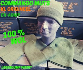 Commando muts 100 % wol 