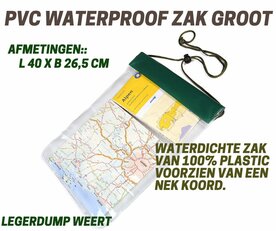 PVC waterproof pouch  / zak groot