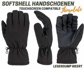 Softshell handschoenen Thinsulate