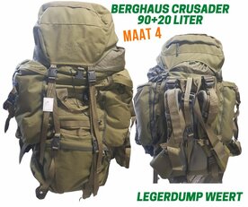 Berghaus Crusader III 90 + 20 - Olive Maat4 