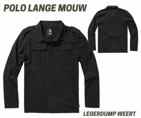 Polo T-shirt met lange mouwen