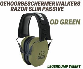 Gehoorbeschermer Walker's Razor Slim Passive FDE