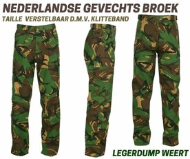 Nederlandse gevechts broek Woodland