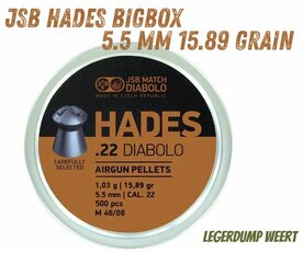 JSB Hades BigBox 5.5 mm 15.89 grain
