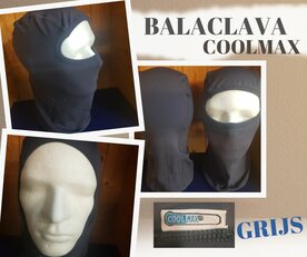 Coolmax Balaclava grijs 