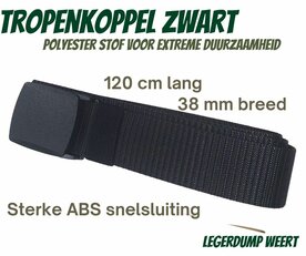 Tropenkoppel Zwart 