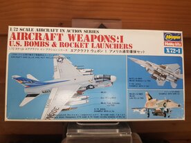 Hasegawa 1/72 Aircraft Weapons I U.S. Bombs & Rocket Launchers