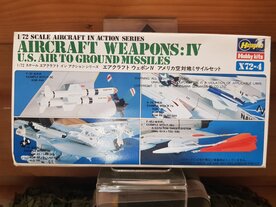  Hasegawa X72-4 1/72 Scale Model U.S Aircraft Weapons IV(Air to Ground Missiles)